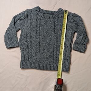 Carter's Gray Cable Knit Sweater